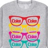 Men's - Coca-Cola - Retro Sunglasses Graphic Fleece Sweatshirt - 2 of 4