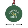 George Mason University Patriots Logo Aluminum Holiday Christmas Tree Ornament - 3 of 4