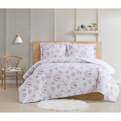 Twin XL 2pc Rose Dusk Comforter Set - Cottage Classics