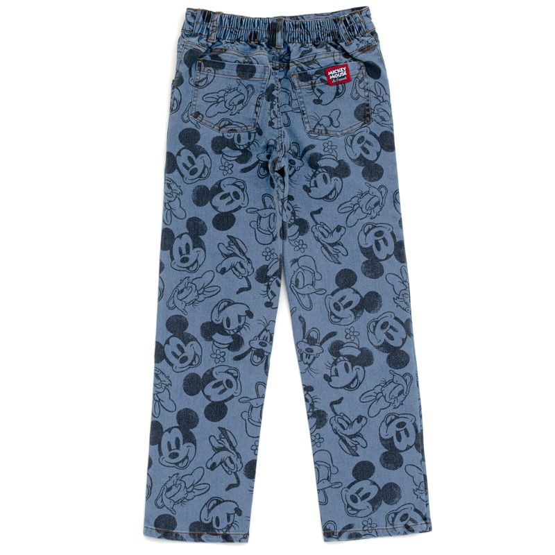 Disney Mickey Mouse Goofy Donald Duck Daisy Denim Pants Jeans Toddler, 2 of 5