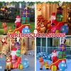 HOMDOX 4.76 × 3.28 × 5.91 FT Christmas Inflatable Decorations In/Outdoor Santa Claus Reindeer on Sleigh with Gift Boxes Built-in colorful LED Light - 2 of 4