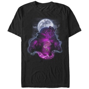 Men's Beauty and the Beast Magic Rose T-Shirt - 1 of 4