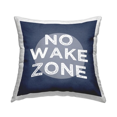 Stupell Industries No Wake Zone Nautical, 18 x 18