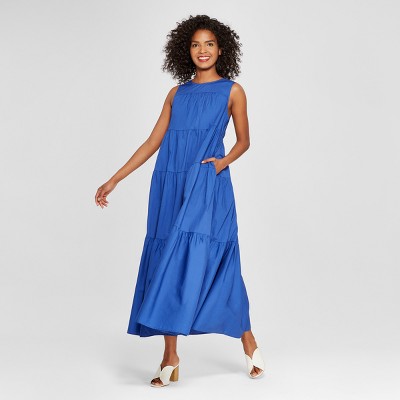 target tiered maxi dress