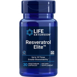 Resveratrol 100 mg by Life Extension  -  30 VegCap - 1 of 2