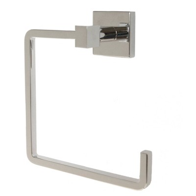 Polished Chrome 4-Piece Bathroom Accessory Kit with Towel Bar