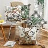 Christmas Pillow Covers 18x18 inch Set of 4 Merry Christmas Plaid Throw Pillow Cases Snowman Reindeer Wreath Tree - 2 of 4