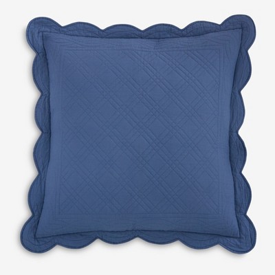 BrylaneHome Florence Euro Sham - Euro, Smoky Blue