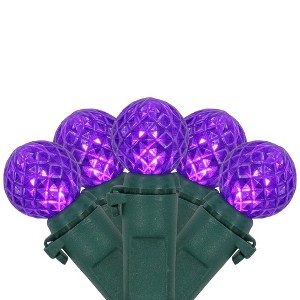 Northlight LED G12 Berry Mini Christmas Lights - Purple - 15.9' - Green Wire - 50ct - 1 of 4