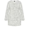 Women's Plus Size Sequin Neptune Dress - silver | CITY CHIC - 4 of 4