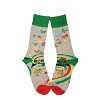A Book Lovers Dream Sock with Butterflies Socks from the Sock Panda (Women's Sizes, Adult Medium) - 3 of 4