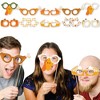 Big Dot of Happiness Fall Friends Thanksgiving Glasses - Paper Card Stock Friendsgiving Party Photo Booth Props Kit - 10 Count - 2 of 4