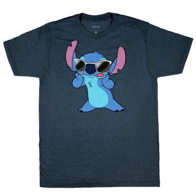Disney Lilo & Stitch Men's Stitch Lying On His Back Not Today Graphic T-Shirt Adult