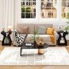 Tangkula End Tables w/Charging Station Set of 2 3-Tier Side Tables w/USB Ports & Outlets - 4 of 4