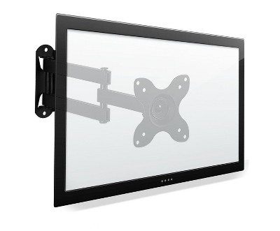Black Full Motion TV Wall Mount for 19-27 Inch Screens