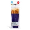 KINGART Bristle Brush Set 10 pc - 3 of 4