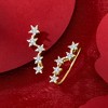 Pure Collection by Ross-Simons 0.25 ct. t.w. Diamond Star Ear Climbers in 14kt Yellow Gold - 3 of 4