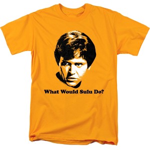 Star Trek What Would Sulu Do Adult T-Shirt Gold - 1 of 4