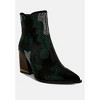 Zarka Rhinestones Embellished Block Heel Boots - 2 of 4