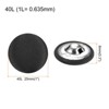 Unique Bargains Blouses Sweater Round Aluminum Cotton Fabric Cloth Covered Buttons 10 Pcs - 2 of 4