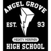 Angel Grove High School Power Rangers Baseball Jersey - AnimeBape