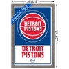 Trends International NBA Detroit Pistons - Logo 21 Framed Wall Poster Prints - image 3 of 4