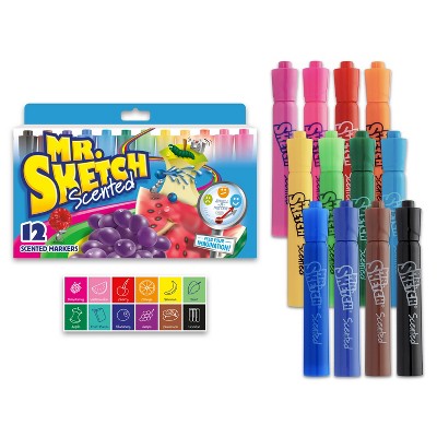 Mr. Sketch 12pk Scented Markers Chisel Tip