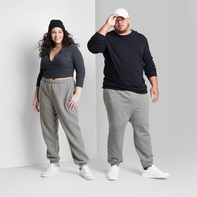 High-rise Fleece Sweatpants - Wild Fable™ Heather Gray 3x : Target