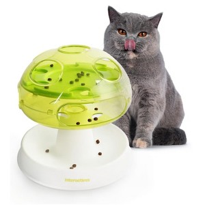 Allforpaws Interactives- Cat Toys -Mushroom cat puzzle toy for Enrichment - 1 of 4
