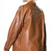 Women's FAUX LEATHER JACKET - PLUS - eesome - 4 of 4