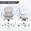 NicBex Ergonomic Mesh Office Chair with Lumbar Support,Desk Chair Comfy with Flip-Up Arms,Tilt Function,Swivel Computer Chair for Home Study Room - 2 of 4