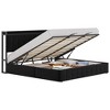 Full Bed Frame with Lift Up Storage Bed,Upholstered Velvet Bed Frame with Storage Headboard,Metal Platform Bed,No Box Spring Needed,Wooden Slats - 2 of 4