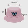 Anna-Kaci Women's Bucket Hat with Butterfly Embroidery - 4 of 4