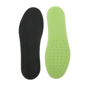 Unique Bargains Responsive Foam Shoe Inserts Fit Shoe Green Gray 1 Pair - 1 of 4
