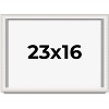 PosterPalooza | Shadow Box 1.5" Depth Silver Picture Frame - UV Acrylic, Backing Board, Hanging Hardware - 2 of 4
