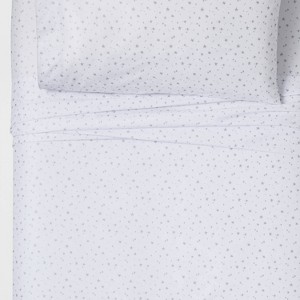 Full 4pc Stars Sheet Set Silver - Pillowfort