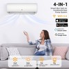 9000 BTU Mini Split Air Conditioner, Wifi Enabled 20 SEER2 230V Ductless AC Unit Cool up to 450 Sq. Ft, Inverter Ductless Air Conditioner,White - 4 of 4