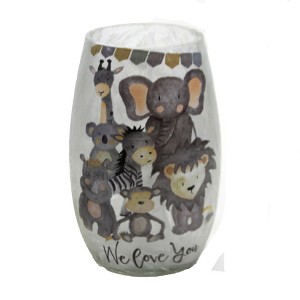 Stony Creek 5.0 Inch Cute Animal Pre-Lit Small Vase Baby Animals Novelty Sculpture Lights - 1 of 3
