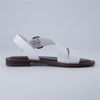 CUSHIONAIRE Lisbon Strappy Flat Sandals for Women 2025 with Adjustable Ankle Strap and Stylish Bold Buckle Accent Dressy Sandals - 4 of 4
