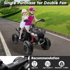 JOYRACER 24V Kids Ride on Toys ATV 4 Wheeler, 2 Seater 800W Motor for Big Kids, 7Ah Battery Powered Electric Vehicle Quad w/Kneepads, Bluetooth - 2 of 4