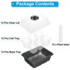 Unique Bargains Breathable Light-Transmissive Corrosion-Resistant Seeding Tray 12 Packs - 3 of 4
