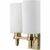 Livabliss Tallulah 12"H x 11"W x 6"D Traditional Metallic - Brass Wall Lights - 4 of 4