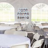 Big Dot of Happiness Blue Snowflakes 1st Birthday - DIY Boy Winter ONEderland Party Decor - 1-12 Monthly Picture Display - Photo Banner - 3 of 4