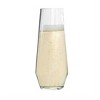 Plastic Champagne Flutes Set of 4 (9oz), Unbreakable Mimosa Glasses Plastic Champagne Glasses, Wedding Champagne Flutes - 2 of 4