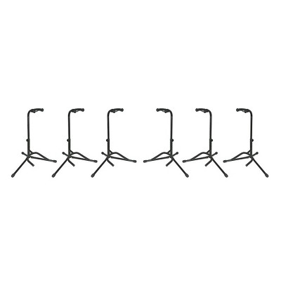 Musician's Gear Electric, Acoustic and Bass Guitar Stands (6-Pack)