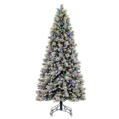 Vickerman Artificial Flocked Jackson Pine Christmas Tree