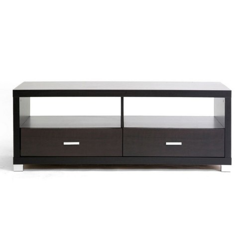 Prooi kalender cap Derwent Modern Tv Stand For Tvs Up To 50" With Drawers Dark Brown - Baxton  Studio : Target