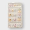 moodpop Press On Nails - Premium Artificial Fake Nails Series, Fun Clear Painted Nails - 24-piece Set With Durable Adhesive Tabs - 4 of 4