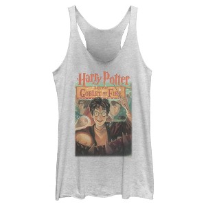 Womens Harry Potter and the Philosopher's Stone Goblet Of Fire Cover Racerback Tank - 1 of 4