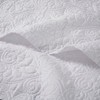 Sapphtopaz Classic Stitch Quilted Oversized Throw Blanket, 60"W x 70" Cotton-Filled Microfiber Throw Blanket for Couch or Bed - 2 of 3